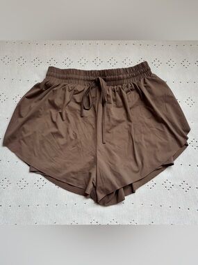 Women’s Brown Drawstring Shorts